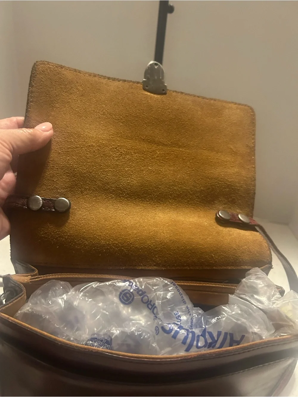 Patricia Nash Crossbody/Wristlet Bag in Dark Burgundy